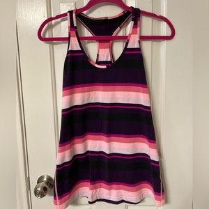 Lululemon Striped Cool Racerback Tank